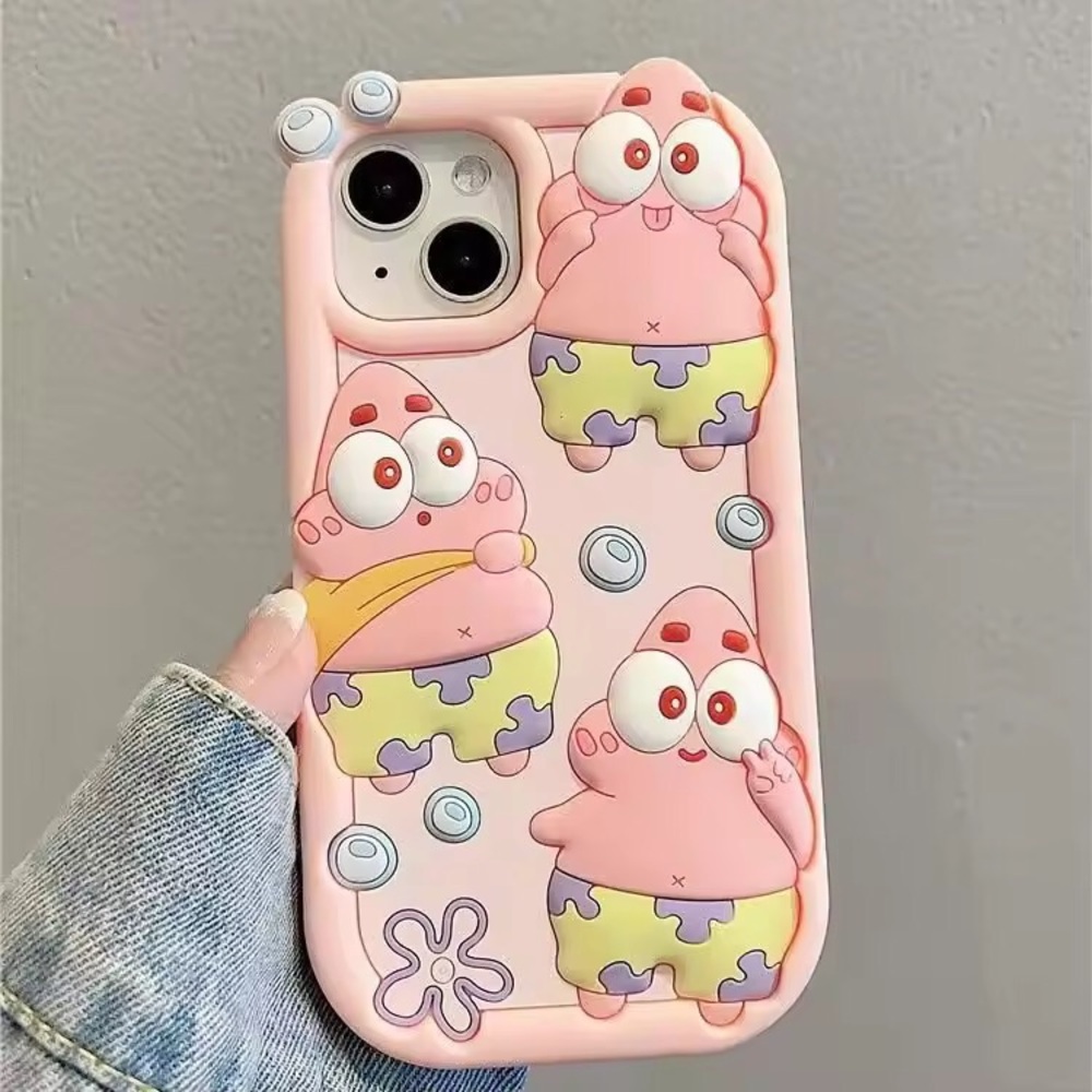 Peekaboo I see you Patrick Star phone case🌟⭐️✨💫